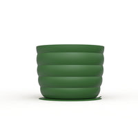 HKM-7340093 Non-Slip Silicone Slow Feed Pet Bowls in Yellow and Green - Available in Small and Large Sizes