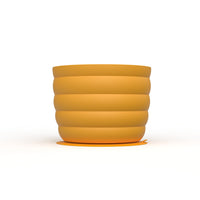 HKM-7340093 Non-Slip Silicone Slow Feed Pet Bowls in Yellow and Green - Available in Small and Large Sizes