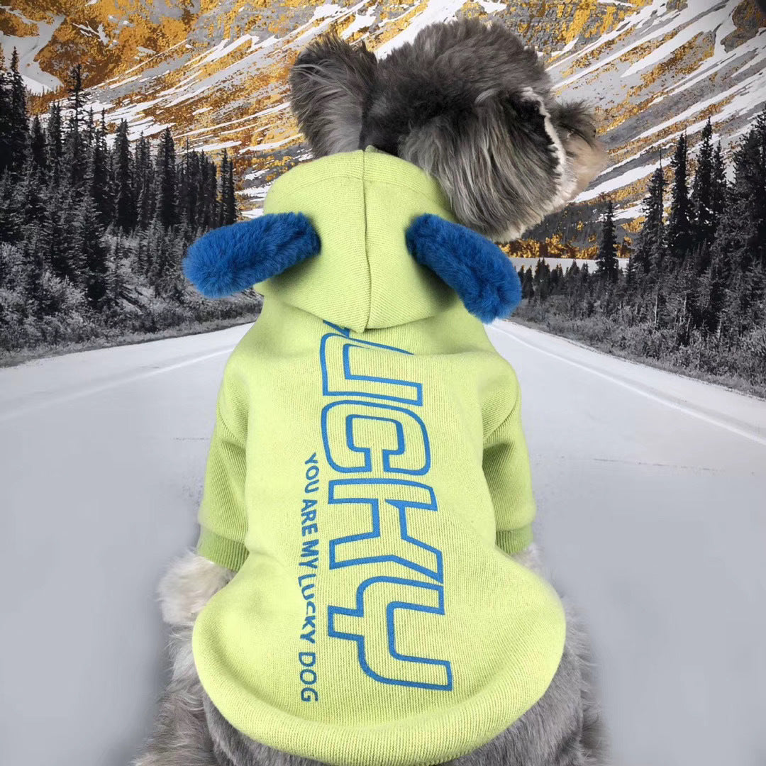 HKM-7340349 Cotton Pet Sweater for Small Dogs - Autumn and Winter Wear, Available in Various Sizes and Colors