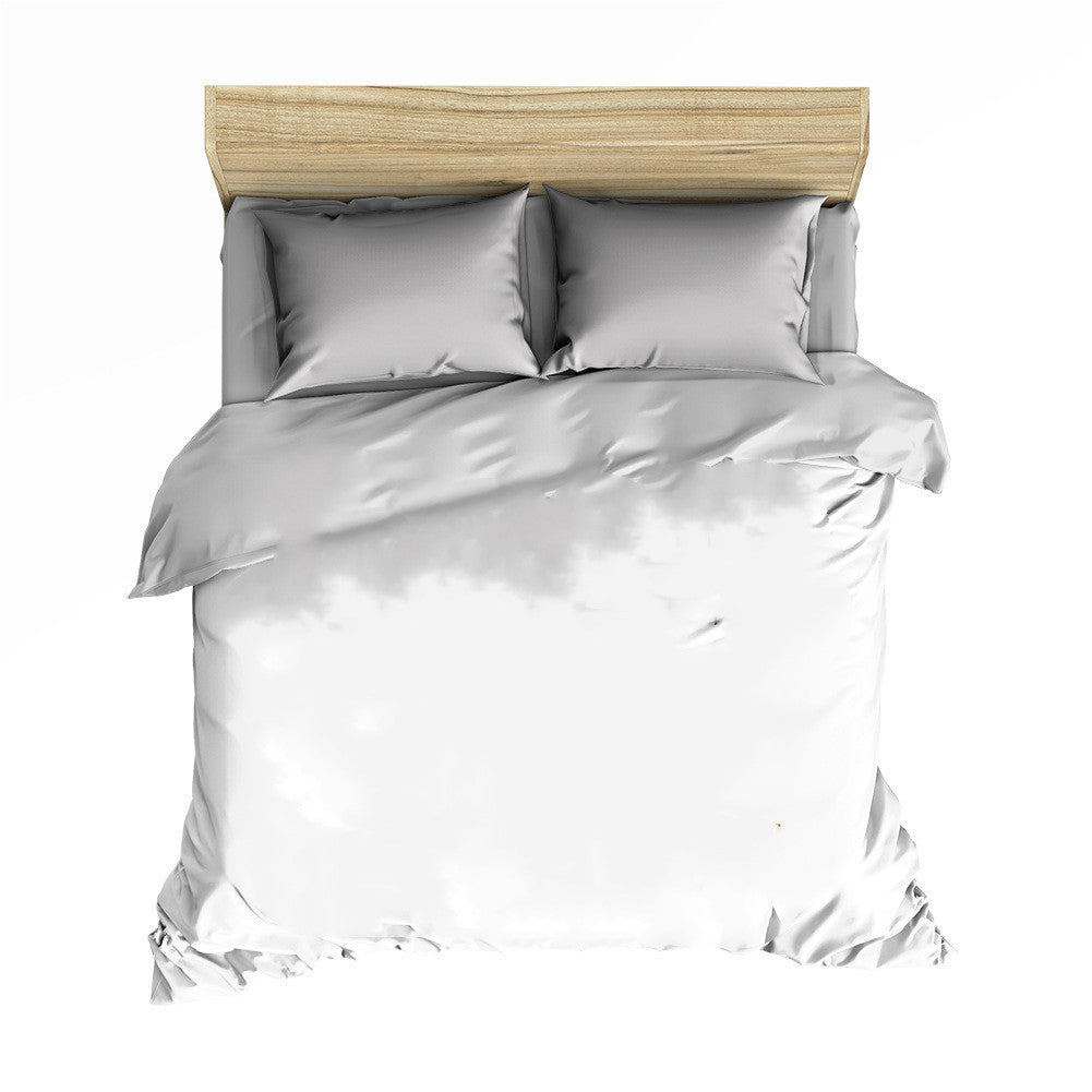 HKM-734035 Three-Piece Cartoon Bedding Set for 1.35m Bed - Digital Print Polyester Fabric
