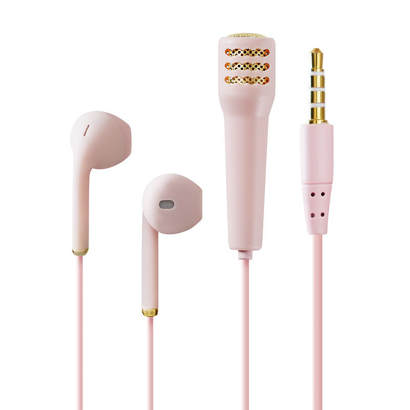 HKM-734099 Wired Mini Earhook Earphones with Microphone - 3.5mm Plug, 1.2m Length, High Sensitivity and Clear Sound Quality
