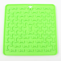 HKM-7341245 Silicone Licking Mat for Dogs - Pet Slow Feeder Safe Edible Material, Multiple Colors Available