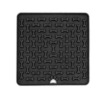 HKM-7341245 Silicone Licking Mat for Dogs - Pet Slow Feeder Safe Edible Material, Multiple Colors Available