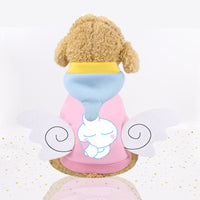 HKM-7341629 Cute Cartoon Dog Hoodie for Autumn and Winter - Soft Polyester Fiber, Stylish Design, Various Sizes Available
