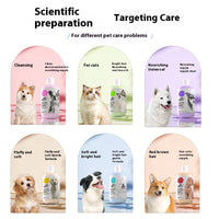 HKM-7342909 Pet Shower Gel 510ml - Deodorizing Cat Shampoo for White, Red, Brown, and Sensitive Skin