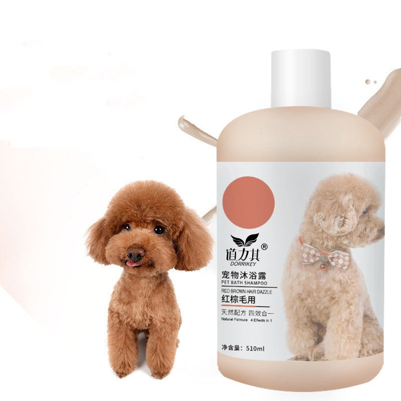 HKM-7342909 Pet Shower Gel 510ml - Deodorizing Cat Shampoo for White, Red, Brown, and Sensitive Skin