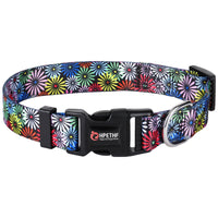 HKM-7343037 Adjustable Nylon Pet Collar with Digital Printing Design