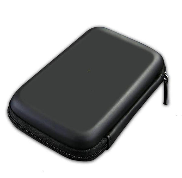 HKM-734419 Mobile Hard Drive Storage Bag with Protective Cover in Black - Simple and Stylish Design