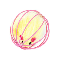 HKM-7344701 Plush Cage Mouse Cat Toy - Soft Pet Play Item, 6cm Diameter