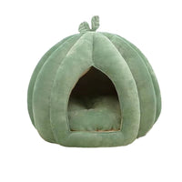 HKM-7345085 Cozy Leaf-Shaped Semi-Enclosed Removable Pet Bed for All Seasons