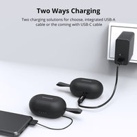 HKM-734547 True Wireless Bluetooth Earphones with Noise Cancellation and 24-Hour Playtime