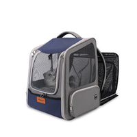 HKM-7347261 Expandable Portable Diaper Bag Pet Backpack with Large Capacity in Solid Colors