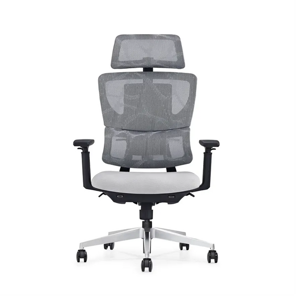 HKM-734803 Contemporary High-Back Ergonomic Office Chair with Adjustable Foam Support and Mesh Design