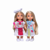 HKM-734995 Role Play Set for Girls - Doctor and Chef Dress Up with Reborn Baby Doll