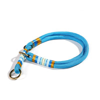 HKM-7350589 Durable Hand-Woven Dog Collar and Leash Set in Multiple Colors