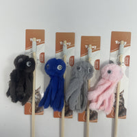 HKM-7351613 Small Octopus Plush Cat Toy for Interactive Play and Fun