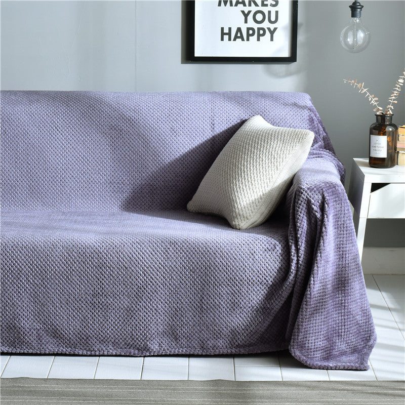 HKM-735187 All-in-One Plush Sofa Cushion Cover, Multiple Sizes for Versatile Use