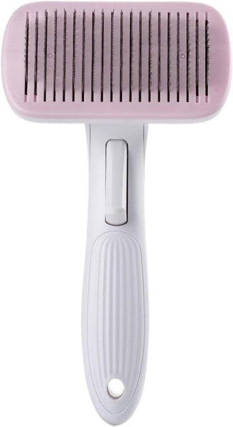 HKM-735251 Automatic Hair Removal Pet Comb for Dogs and Cats - One Click Cleaning Needle Design, Universal Grip, Size 10.7*19.5cm