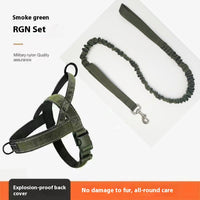 HKM-7355837 Dog Breast Strap Vest with Optional Hand Holding Rope for Medium to Large Pets