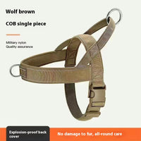 HKM-7355837 Dog Breast Strap Vest with Optional Hand Holding Rope for Medium to Large Pets