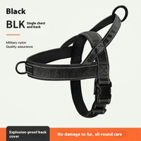 HKM-7355837 Dog Breast Strap Vest with Optional Hand Holding Rope for Medium to Large Pets