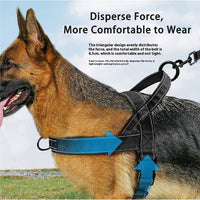 HKM-7355837 Dog Breast Strap Vest with Optional Hand Holding Rope for Medium to Large Pets