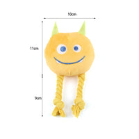 HKM-7356221 Squeaky Plush Rope Dog Toys for Small and Medium Breeds to Keep Puppies Engaged