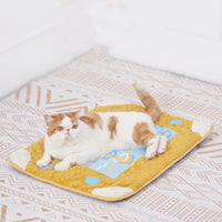 HKM-7356605 Warm Semi-Enclosed Cat Litter Nest with Game Pad - Arctic Fleece Material