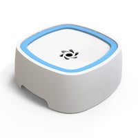 HKM-7356733 Portable Splash-proof Dog Bowl - 1.5L ABS+PP Pet Water Feeder in Multiple Colors