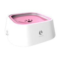 HKM-7356733 Portable Splash-proof Dog Bowl - 1.5L ABS+PP Pet Water Feeder in Multiple Colors