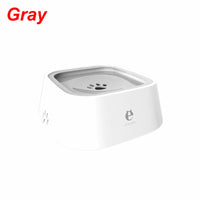HKM-7356733 Portable Splash-proof Dog Bowl - 1.5L ABS+PP Pet Water Feeder in Multiple Colors