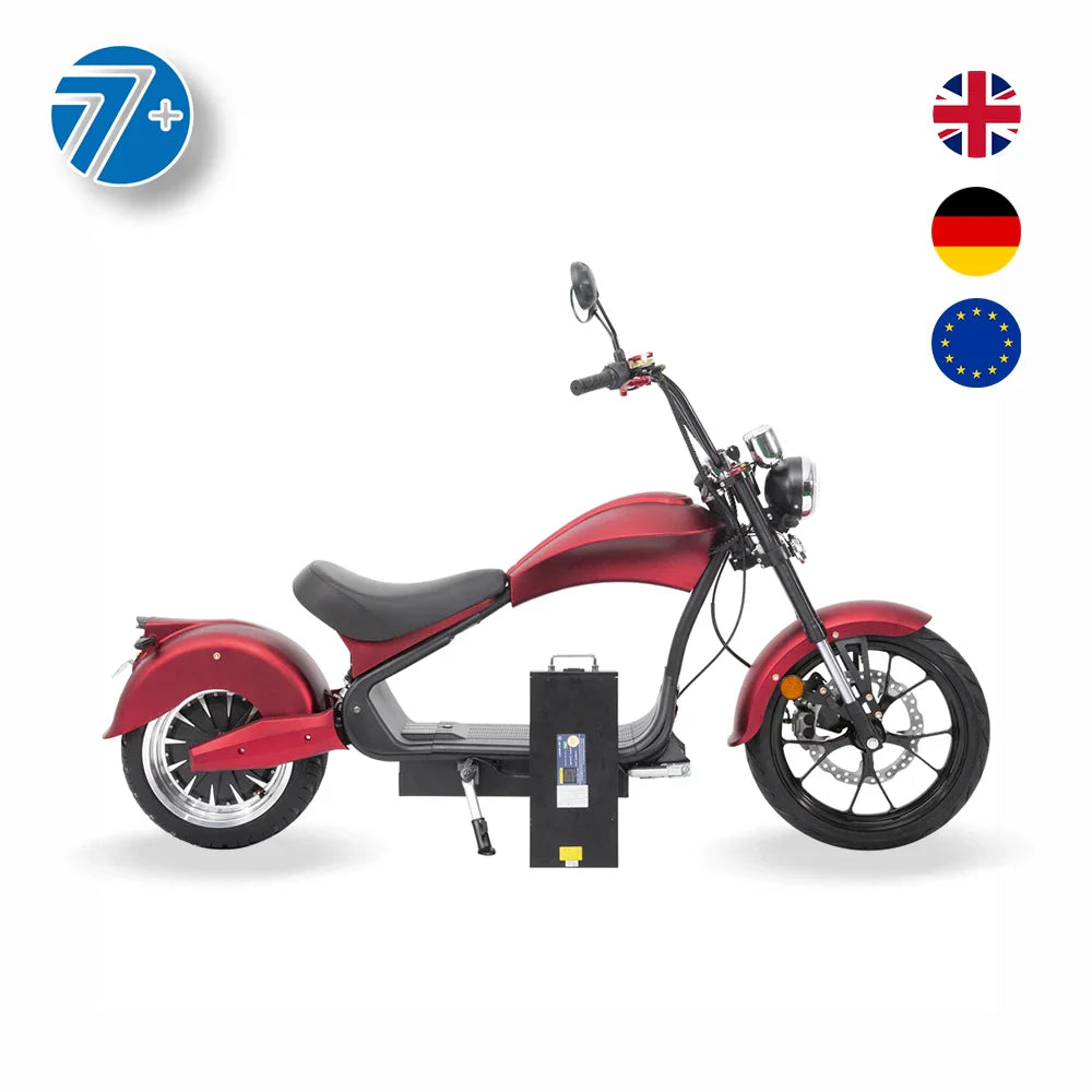 HKM-735699 Electric Scooter for Adults - 3000W/4000W Touring Motorcycle, 60V Lithium Battery, Max Speed 60km/h, 200kg Load Capacity