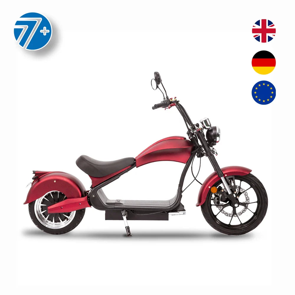 HKM-735699 Electric Scooter for Adults - 3000W/4000W Touring Motorcycle, 60V Lithium Battery, Max Speed 60km/h, 200kg Load Capacity