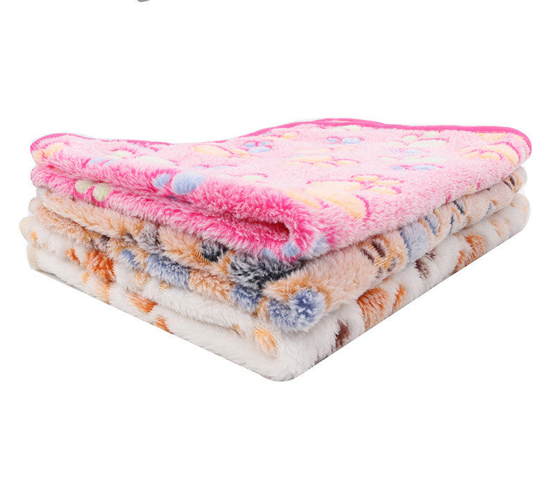 HKM-7358397 Cozy Coral Fleece Dog Blanket for All Sizes - S, M, L, XL Options