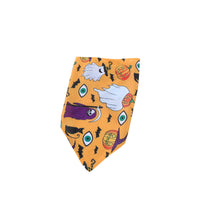 HKM-7358909 Funny Pattern Pumpkin Head Grim Reaper Scarf for Small Dogs