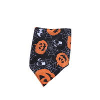HKM-7358909 Funny Pattern Pumpkin Head Grim Reaper Scarf for Small Dogs