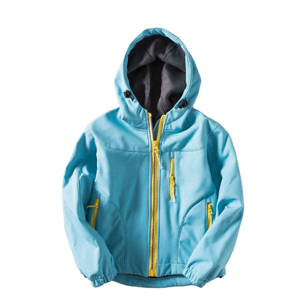 HKM-735891 OEM Factory Customization Personalized Soft Shell Bomber Jacket for Kids for Autumn Season