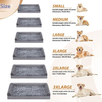 HKM-7360573 Removable and Washable U-shaped Pet Sofa in Gray, Embossed Velvet with Sponge Cushioning