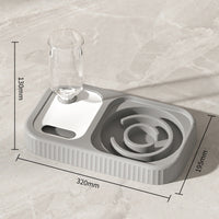 HKM-7362493 Automatic Anti-Overturning Pet Food and Water Bowl Set in Various Colors