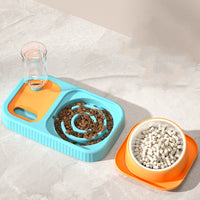 HKM-7362493 Automatic Anti-Overturning Pet Food and Water Bowl Set in Various Colors