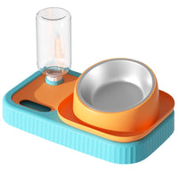 HKM-7362493 Automatic Anti-Overturning Pet Food and Water Bowl Set in Various Colors