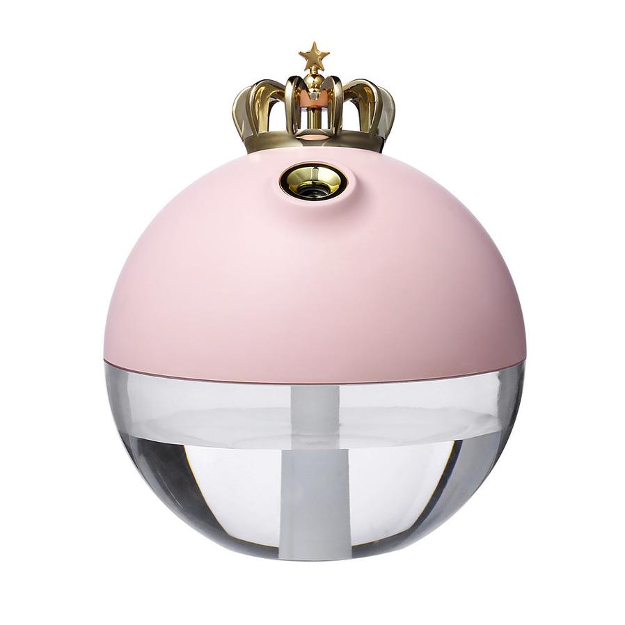 HKM-736275 Mini USB Crown Humidifier with 320ML Capacity and 8 Hours Continuous Spray