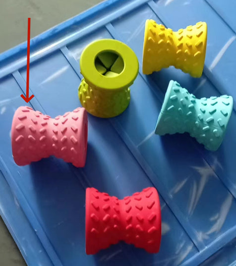 HKM-7363133 Interactive Food Puzzle Toy for Dogs - Durable Chew Toy in Multiple Colors