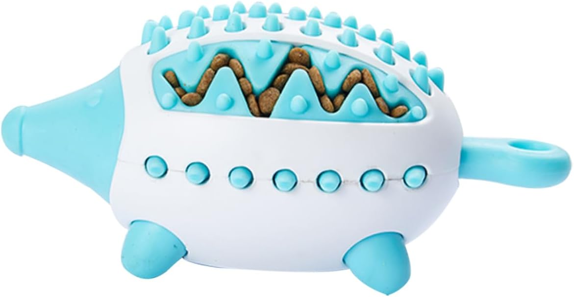 HKM-7363773 Wear-Resistant Interactive Dog Toy with Treat Dispensing and Squeaky Features
