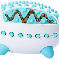 HKM-7363773 Wear-Resistant Interactive Dog Toy with Treat Dispensing and Squeaky Features