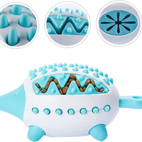 HKM-7363773 Wear-Resistant Interactive Dog Toy with Treat Dispensing and Squeaky Features