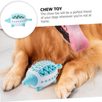 HKM-7363773 Wear-Resistant Interactive Dog Toy with Treat Dispensing and Squeaky Features
