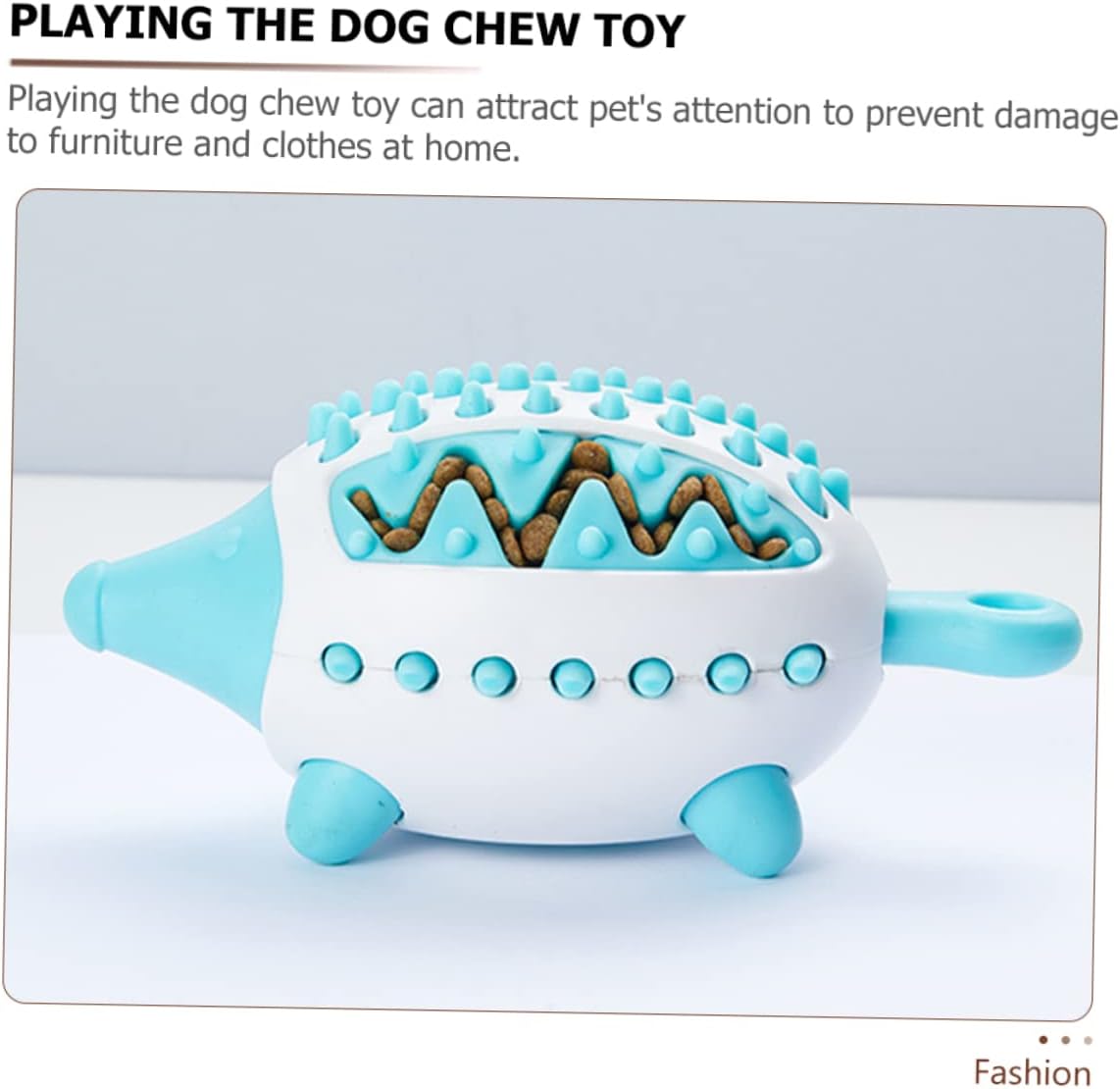 HKM-7363773 Wear-Resistant Interactive Dog Toy with Treat Dispensing and Squeaky Features