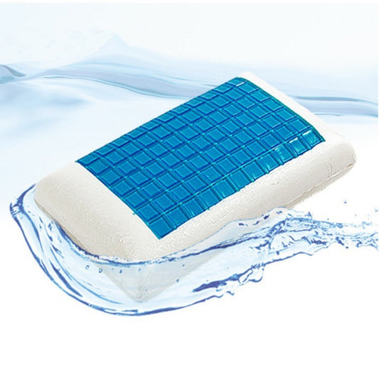 HKM-736467 Summer Slow Rebound Memory Foam Pillow with Pure Cotton Cover