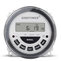 HKM-736531 30A 230V AC 7-Day Programmable Timer for Street Lights and Equipment